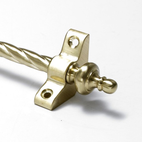 Satin brass stair - stair,