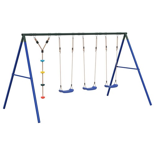 Outdoor swing set garden - outdoor, kids