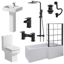 Bathroom Suite 1700 L Shape