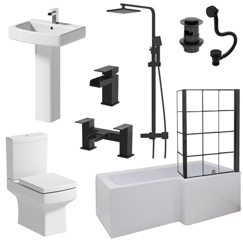Bathroom suite 1700 shape - suite,