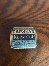 Capstan Navy Cut WD & HO Wills Bristol And London Tobacco Medium Strength Tin