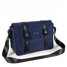 MOSCHINO DENIM NAVY MESSENGER