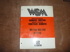 Kubota B5100 B6100 B7100 Tractor Shop Service Repair Manual xz