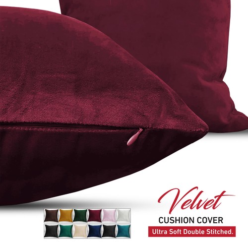 Velvet cushion covers - covers, extra