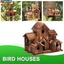 Garden Bird House Hanging 5 In