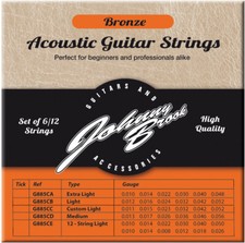 Extra Light Beginners & Pro Bronze Acoustic Guitar Strings - various Gauge