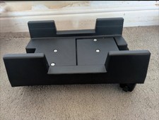 Adjustable PC Case computer CPU Stand Holder Floor Stand Trolley W/ 4 Caster UK