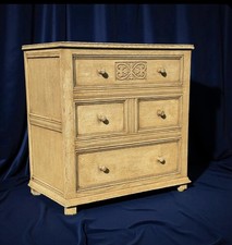 Antique limed oak art nouveau