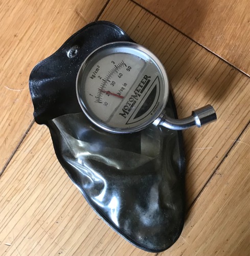 Rare vintage motometer tyre - rare,