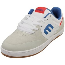 Etnies Marana Mens Skate Trainers in White Blue Red
