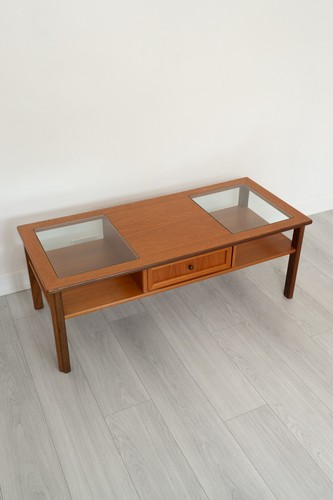 Vintage plan teak coffee - g,