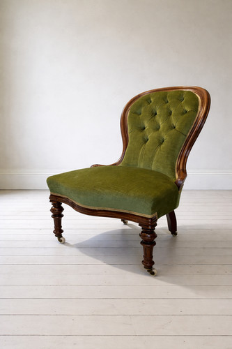 Victorian walnut framed - a,