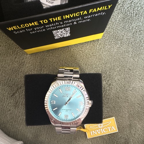 Invicta men blue dial - invicta, men's
