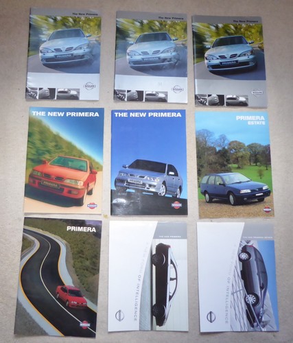 Nissan primera sales brochures - sales,