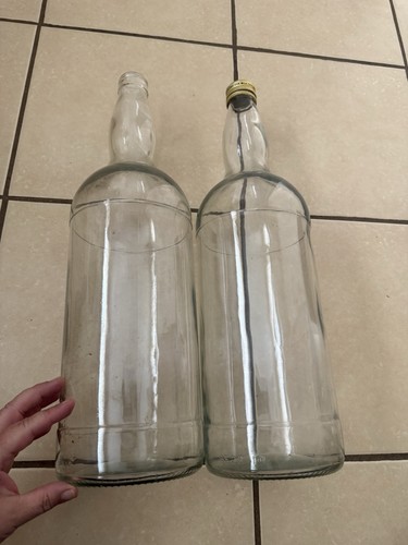 Vintage large whisky glass - 2x,