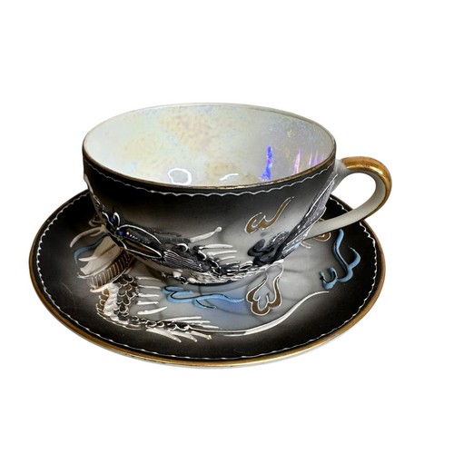 Japanese moriage dragonware - moriage,