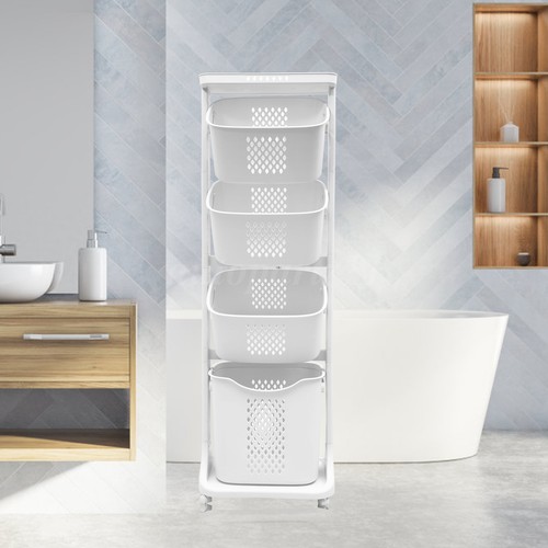 4tier laundry basket trolley - 2/4tier,