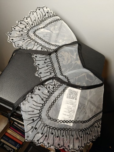 Women black lace detachable - women,