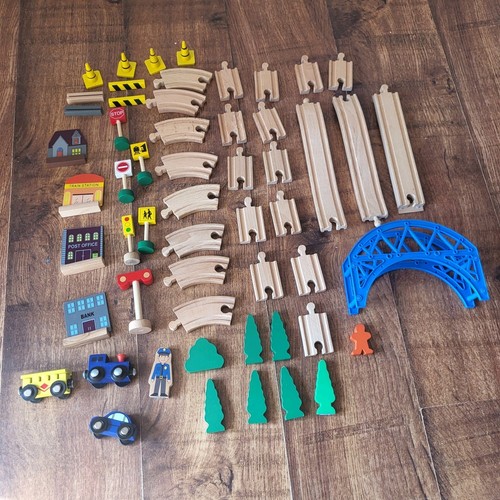 Wooden train set bundle