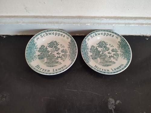 Two schweppes earthenware cups - schweppes,