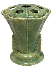 Wade Heath Flaxman Art Deco Flower Vase with Stem Holder Pretty Art Deco