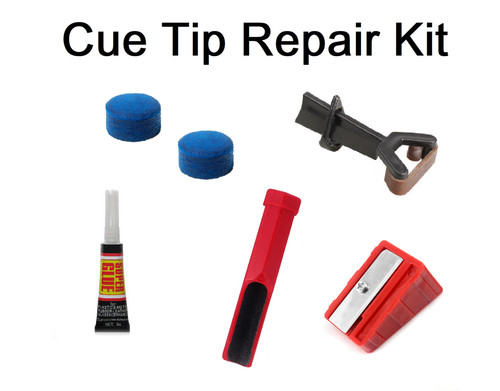 Pool snooker cue tip repair - snooker,