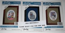 Lynn Craft Cross Stitch Kit Goose with Quilt Calico Cat Kitchen "Your Choice"