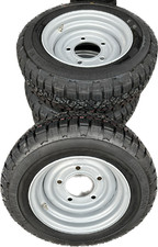 4x 185/70R13C 106/104N trailer tyre Wheels 5 Stud 6.5" PCD Ifor Williams x4