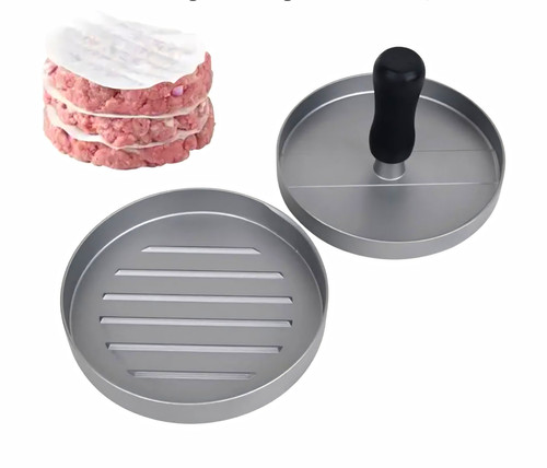 Single aluminium burger - single, press