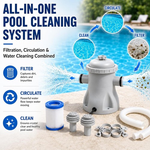 Swimming pool electric filter - swimming,