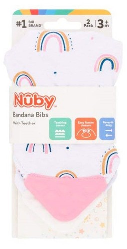 Nuby bandana bibs with - bibs,