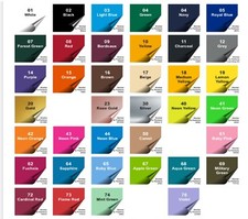 Heat Transfer Vinyl HTV Vinyl - Plain Iron on Heat Press T-shirt Textile