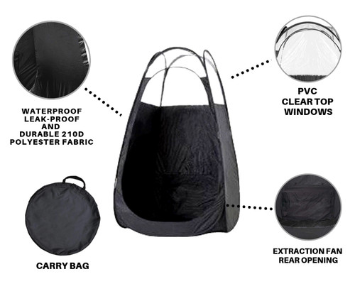 Pop spray tan tent carry - pop,