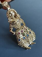 9ct Yellow  Gold Pendant  Victorian Doll Elizabeth Large in 24g Moveable Ragdoll