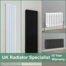 Designer Radiator Horizontal Vertical Oval Column Flat Panel Traditional Heating