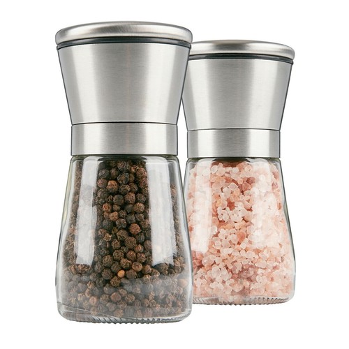 2pcs salt pepper grinder set - 2pcs,