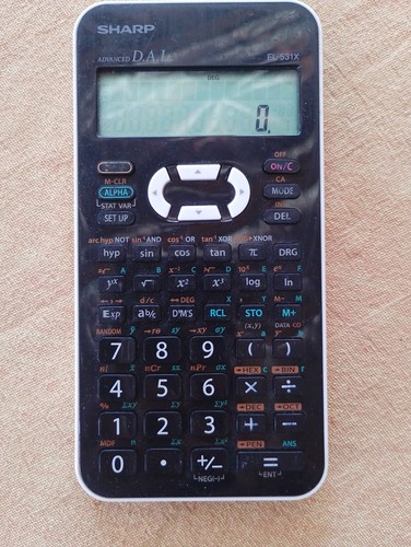 Sharp el531x calculator - sharp,