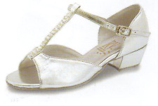 Childrens Silver Ballroom, Latin Dance Shoes - Childs UK Size, 11, 13 or 1