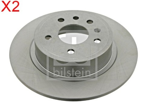 Rear brake disc - pcs, febi