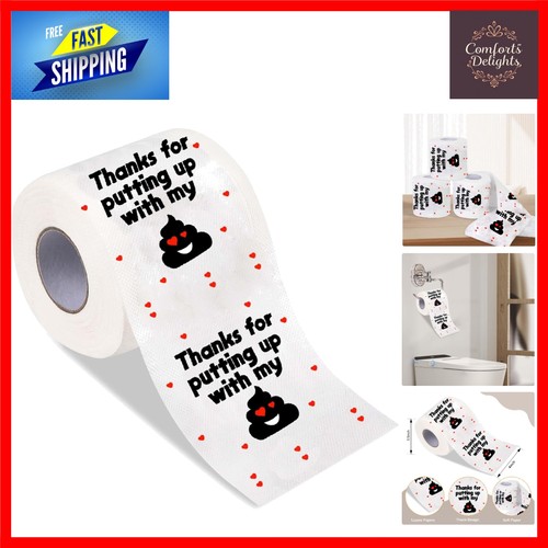 Thanks printed toilet - toilet, paper