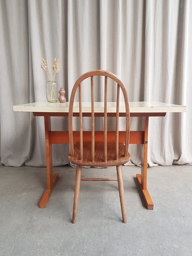 Vtg mid century formica desk - vtg,