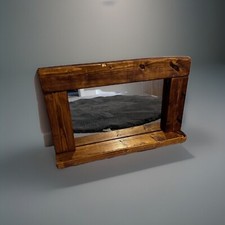 Mirror rustic wooden farmhouse - mirror,