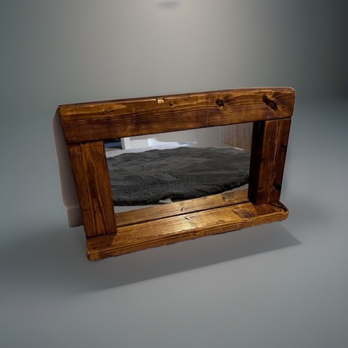 Mirror rustic wooden farmhouse - rustic,