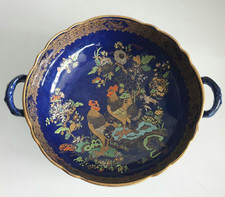 Handled Bowl Carlton Ware Blue