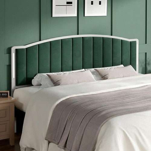 King headboard with led lights - led,