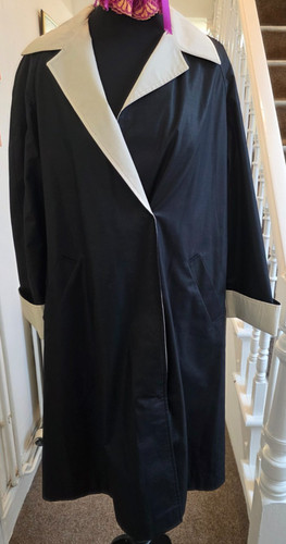 Vintage ascot black - ascot, black/white