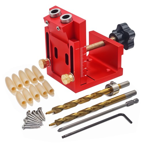Pocket hole jig - pocket, drill