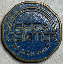 Sega Center Blue Game Amusement Token T5862