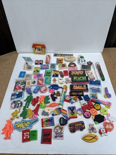 Vintage novelty erasers - vintage,