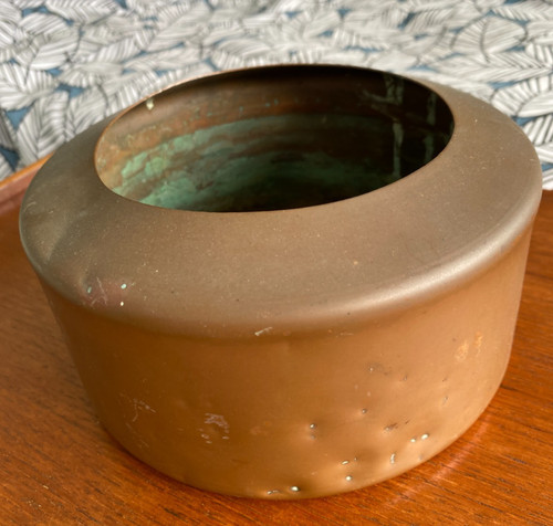 Vintage copper jardiniere - copper,